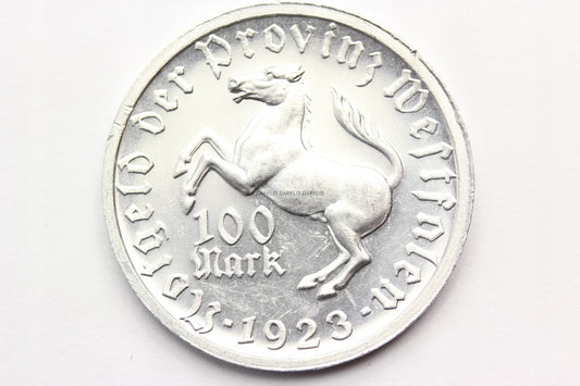 100 MAREK WESTFALIA 1923 KOŃ DROSTE HULSHOFF PROOF