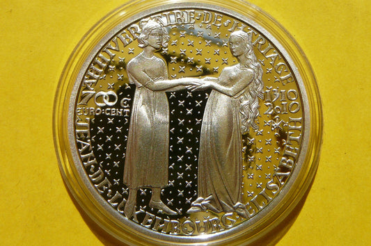 700 EURO CENT LUKSEMBURG 2010 ŚLUB JANA i ELŻBIETY