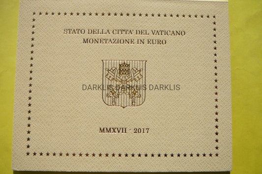 KMS EURO WATYKAN 2017 PAPIEŻ FRANCISZEK darklis