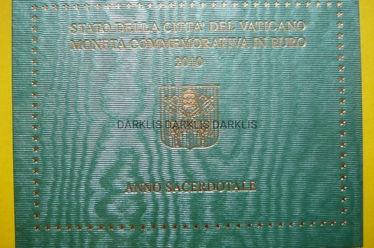 2 EURO WATYKAN 2010 - ROK KAPŁAŃSTWA - MENNICZA