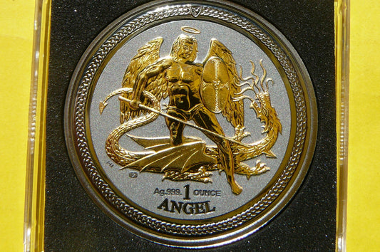 ANGEL ISL MAN 2016 ANIOŁ ŚW JERZY Au/Ag RUTHEN +CE