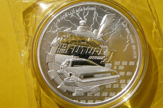 2$ NIUE 2021 POWRÓT DO PRZYSZŁOŚCI 2 Ag 999 Oz UNC