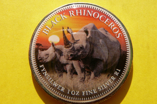 KRUGERRAND RPA 2019 CZARNY NOSOROŻEC SREBRO 999 Oz