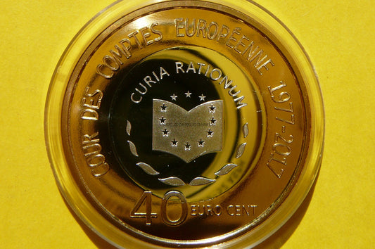 40 EUROCENT LUKSEMBURG 2017 TRYBUNAŁ OBRACHUNKOWY