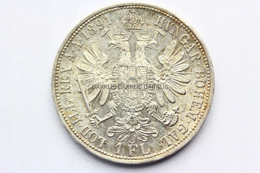 FLOREN AUSTRIA 1891 CES FRANCISZEK JÓZEF STAN!! 8
