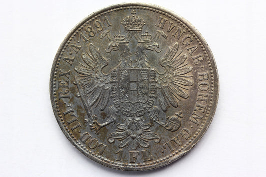 FLOREN AUSTRIA 1891 CESARZ FRANCISZEK JÓZEF - NR 164