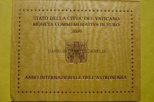 2 EURO WATYKAN 2009 MIĘDZYNARODOWY ROK ASTRONOMII