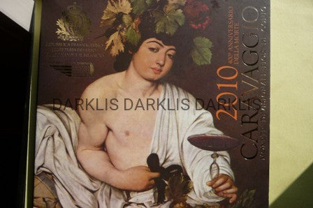 KMS EURO+5 EURO SREBRO SAN MARINO 2010 CARAVAGGIO
