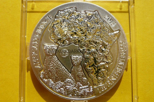 50 MIRONGO RWANDA 2013 GEPARD PRIVY F15 Ag 999 Oz
