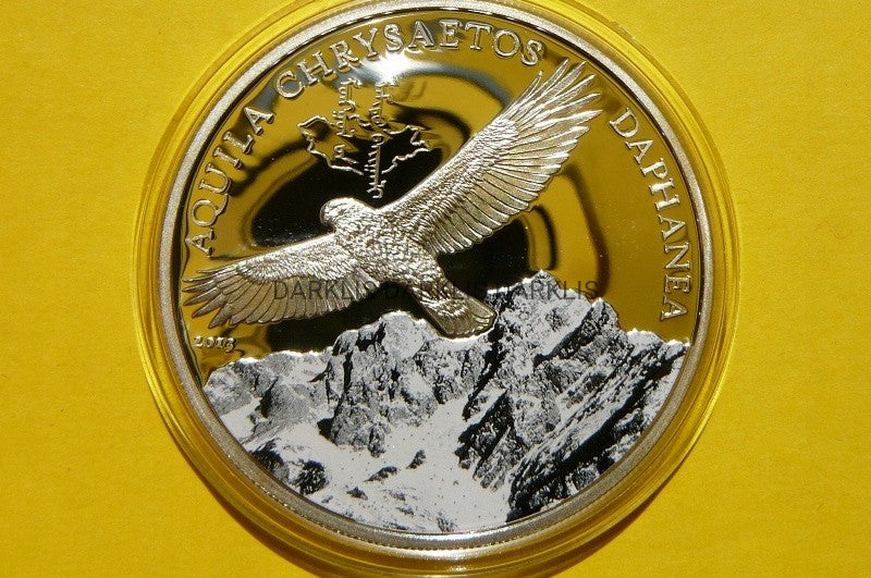 500 TUGRIK MONGOLIA 2013 ORZEŁ PRZEDNI SREBRO 925