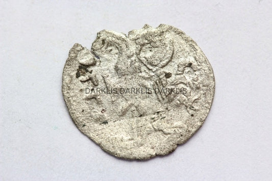 DENAR WILNO POLSKA 1555 - ZYGMUNT II AUGUST - ST.3