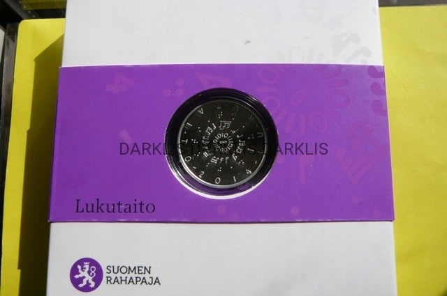 10 EURO FINLANDIA 2014 ALFABETYZACJA SREBRO PROOF