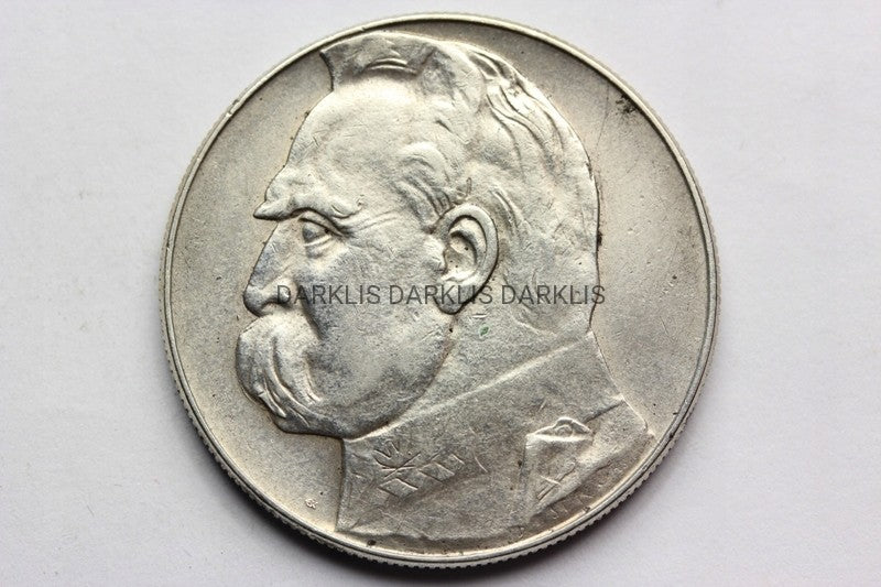 10 ZŁOTYCH POLSKA 1936 JÓZEF PIŁSUDSKI -SUPER STAN