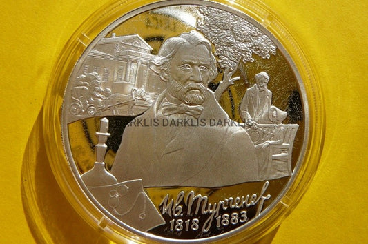 3 RUBLE ROSJA 2018 PISARZ IWAN TURGIENIEW -3 TYS.