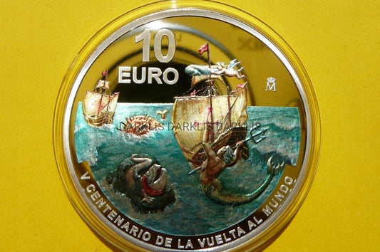 10 EURO HISZPANIA 2020 ŻAGLOWIEC MAGELLAN RZADKA!