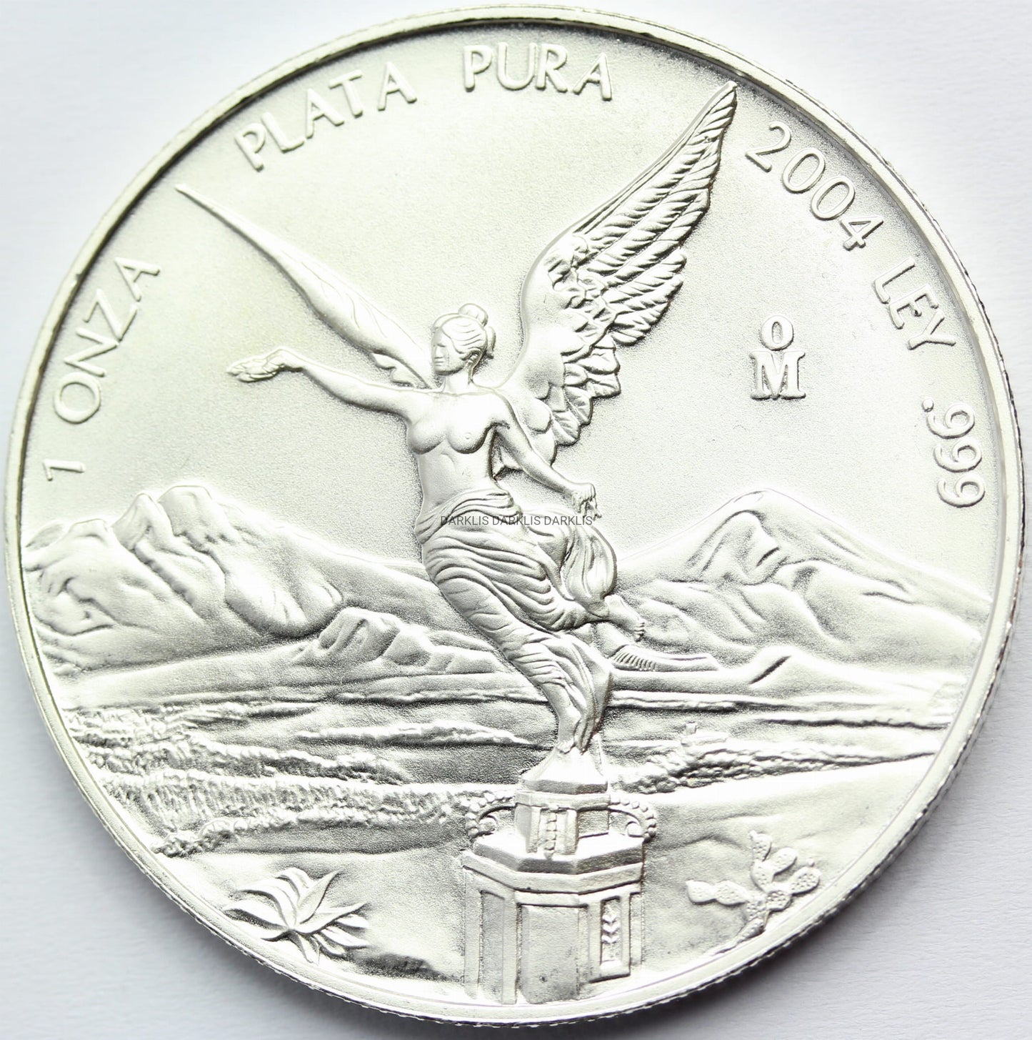 ONZA PLATA PURA MEKSYK 2004 LIBERTAD BOGINI Ag Oz