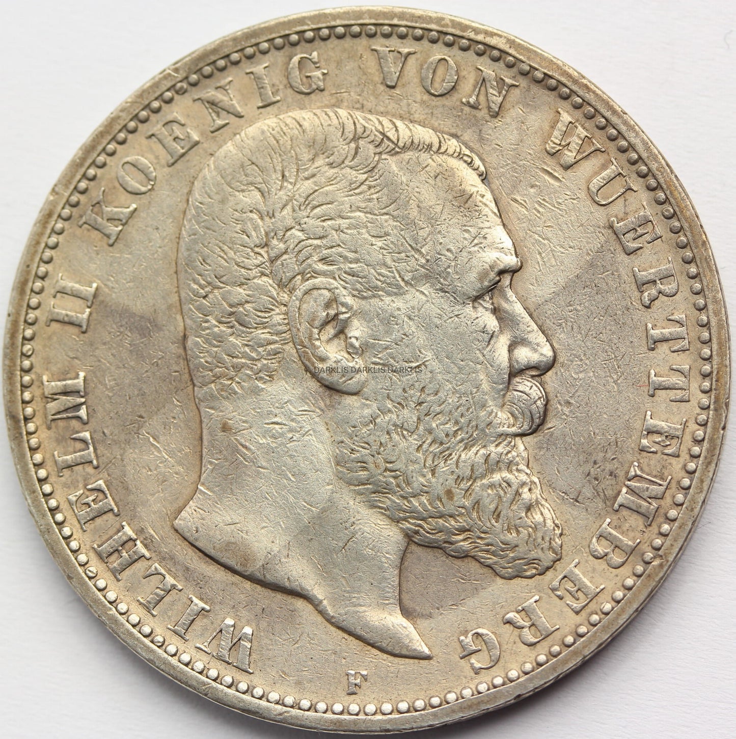 5 MAREK KAISERREICH WIRTEMBERGIA 1902 WILHELM N.1