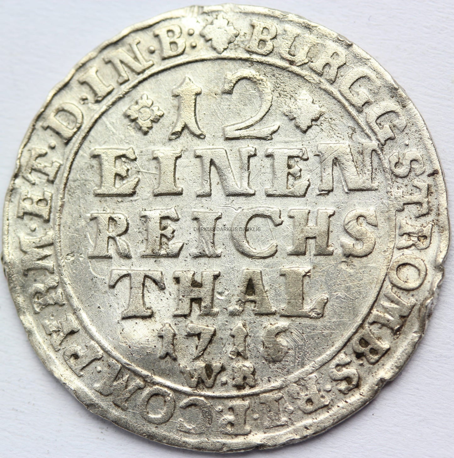 1/12 TALARA NIEMCY BISKUPSTWO MUNSTER 1715 WR