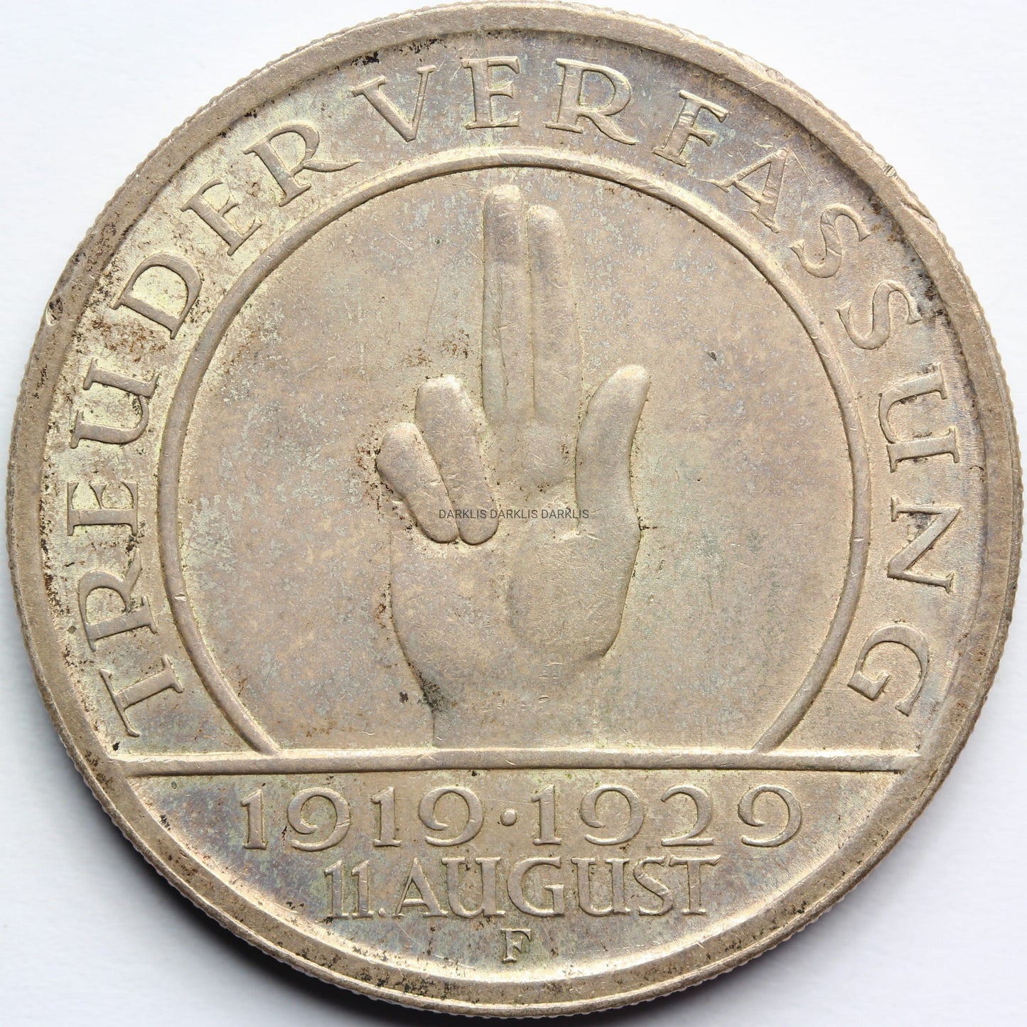 5 MAREK WEIMAR 1929 F HINDENBURG KONSTYTUCJA Nr.4