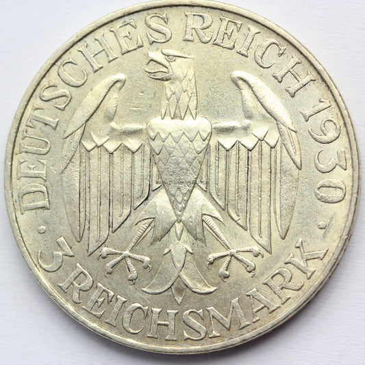 3 REICHSMARKI WEIMAR NIEMCY 1930 D GRAF ZEPPELIN Nr.17