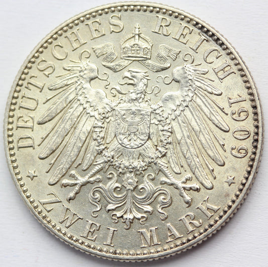 2 MARKI KAISERREICH SAKSONIA 1909 UNIWERSYTET LIPSK Nr.13