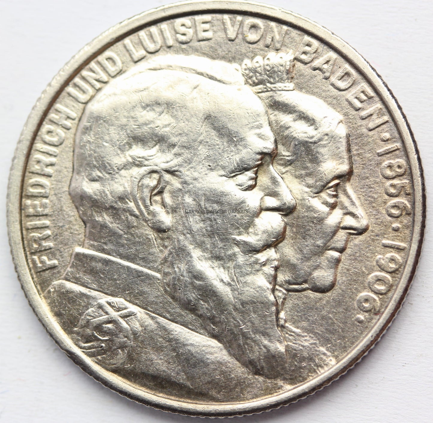 2 MARKI BADENIA 1906 ZŁOTE GODY FRYDERYK I i LUIZA NR.10