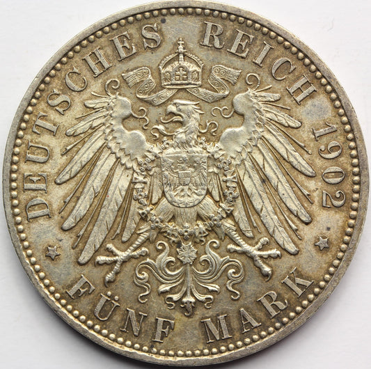 5 MAREK KAISERREICH SAKSONIA 1902 E ALBERT WETTYN Nr.13