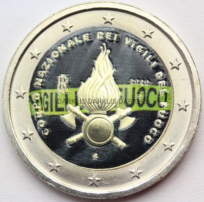 *2 EURO WŁOCHY 2020 KRAJOWA STRAŻ POŻARNA KOLOR