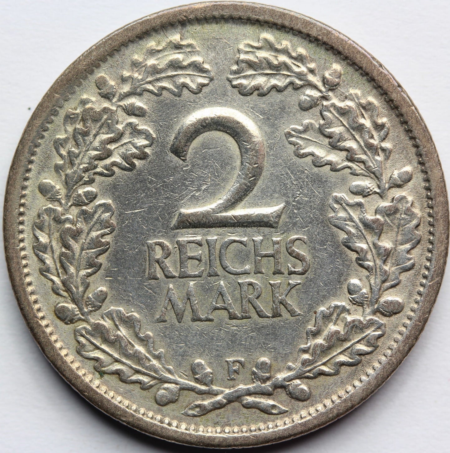 2 REICHSMARK WEIMAR 1926 F STUTTGAERT OBIEGOWA Nr.8