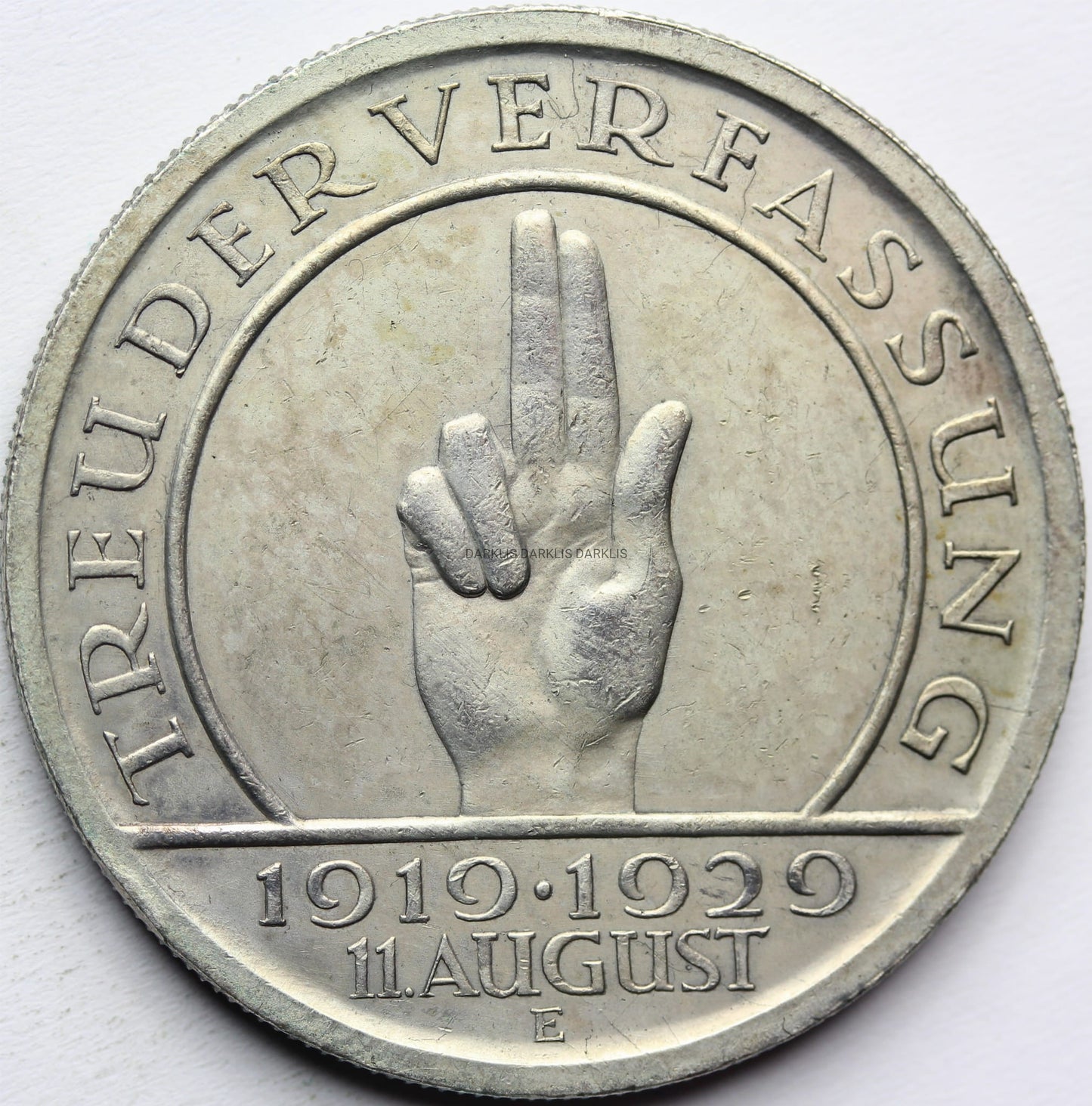 5 MAREK WEIMAR 1929 E HINDENBURG KONSTYTUCJA Nr.8