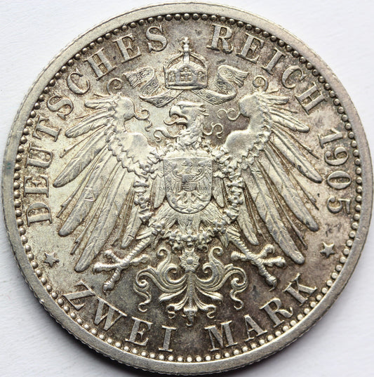 2 MARKI SCHWARZBURG SONDERHAUSEN 1905 RZADKA Nr.2