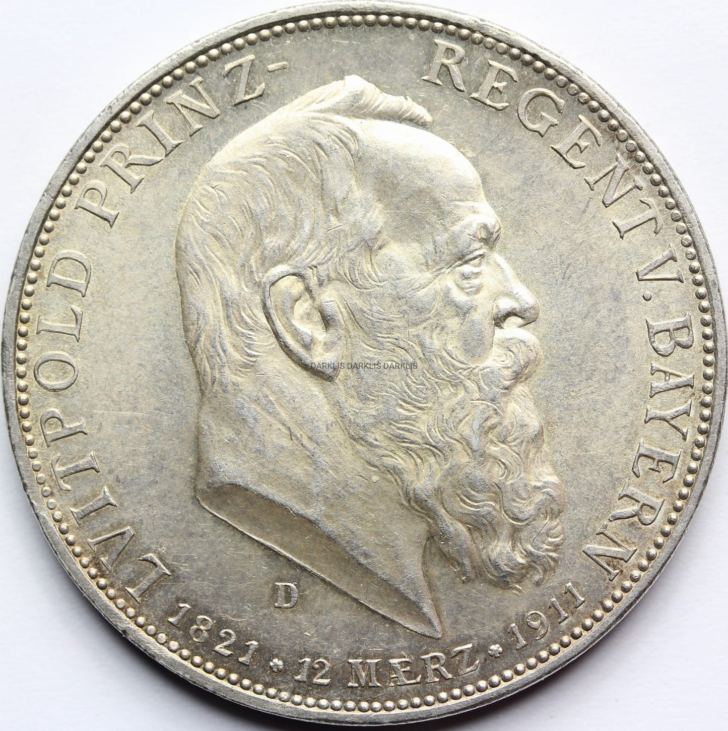 5 MAREK KAISERREICH BAWARIA 1911 - REGENT LUITPOLD Nr.3