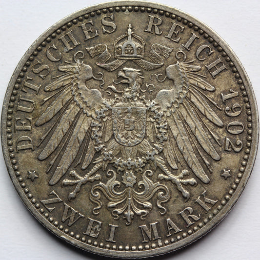 2 MARKI KAISERREICH BADENIA 1902 FRYDERYK I Nr.6