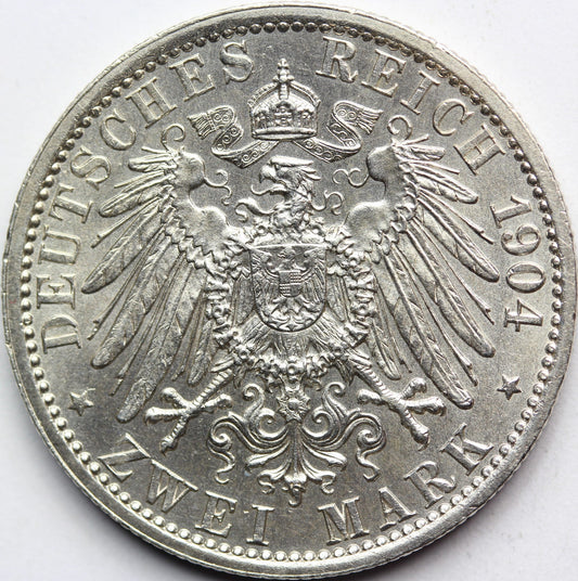 2 MARKI KAISERREICH HESJA 1904 URODZINY FILIP I Nr.13