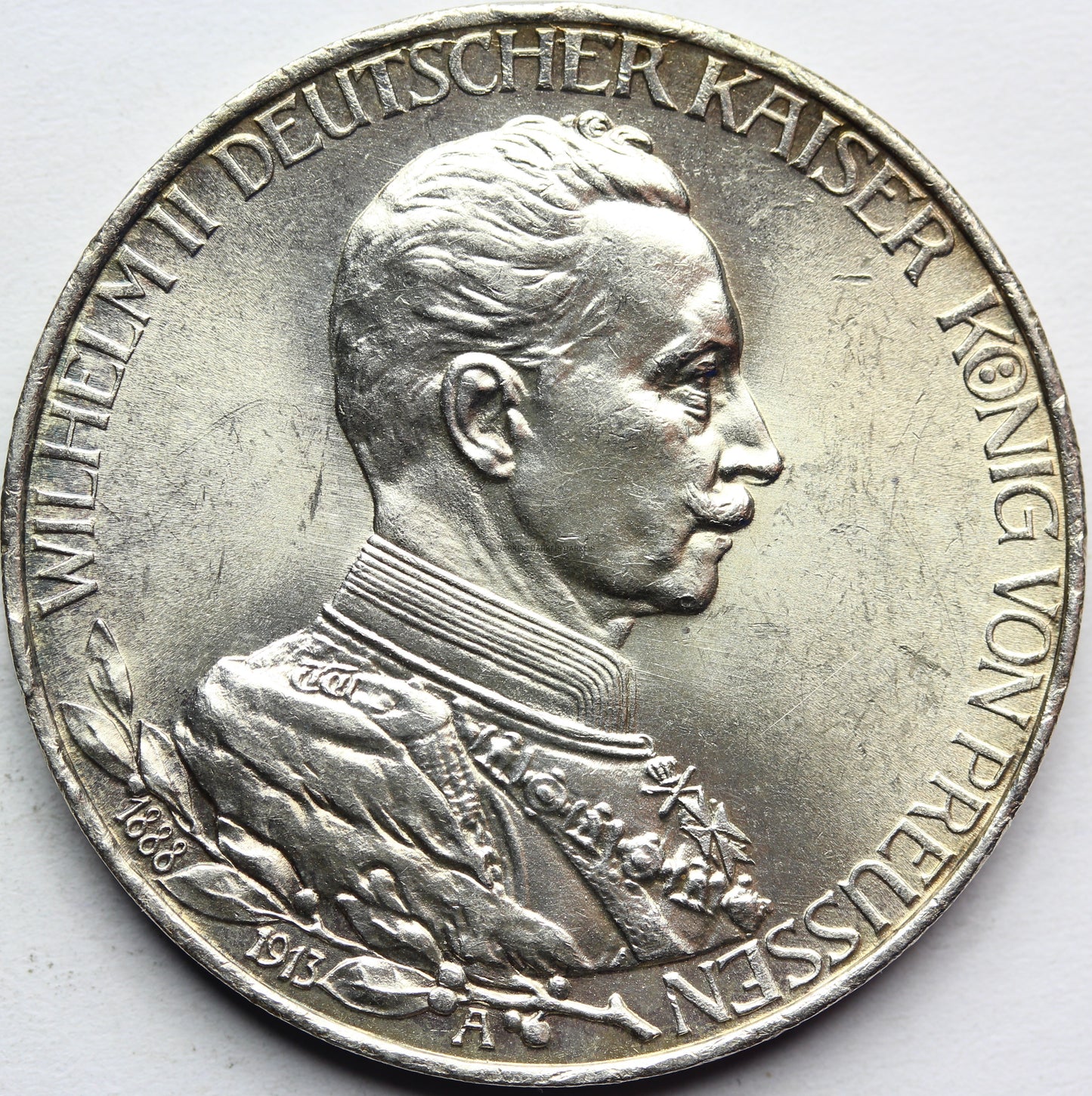 3 MARKI PRUSY KAISERREICH 1913 WILHELM II Nr. 7