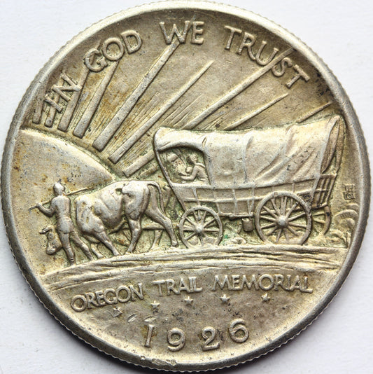 1/2$ USA 1926 SZLAK OREGOŃSKI BARDZO RZADKA STAN Nr.1