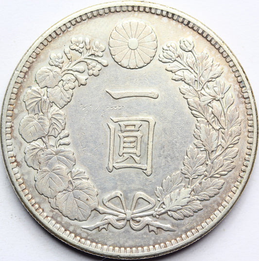 YEN JAPONIA 1904 SMOK MUTSUHITO SUPER STAN RZADKA
