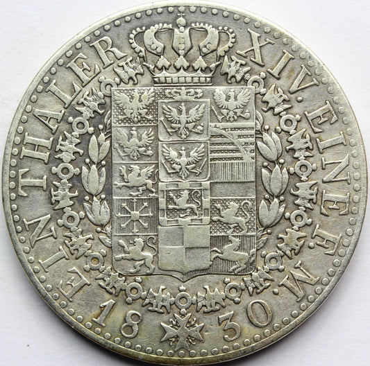 TALAR PRUSY 1830 A FRYDERYK WILHELM III SUPER STAN Nr.1
