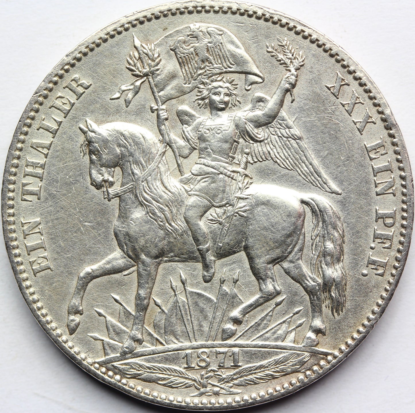 TALAR SAKSONIA 1871 ZWYCIĘSTWO NAD FRANCJĄ Nr.5