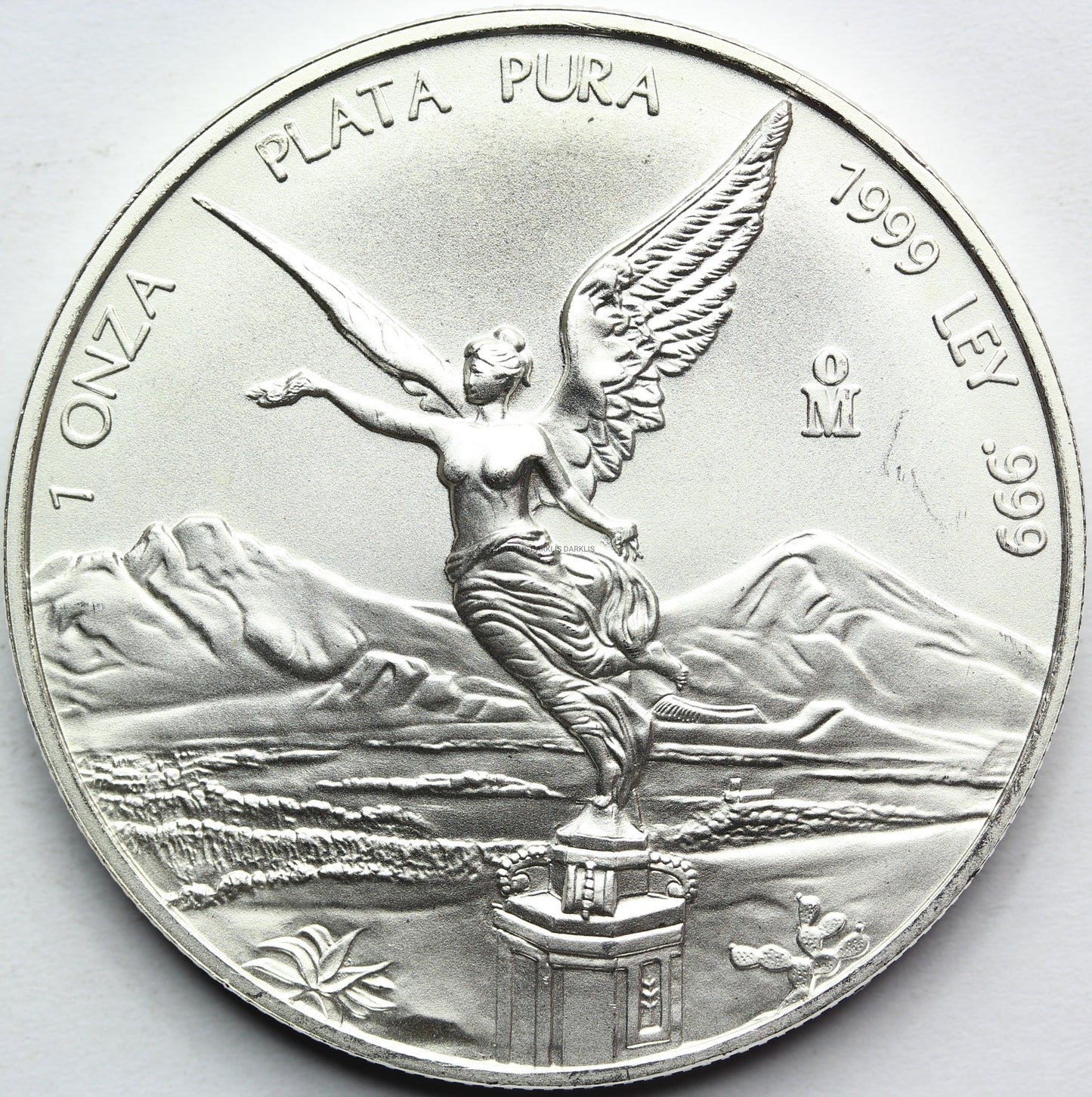 ONZA PLATA PURA MEKSYK 1999 LIBERTAD BOGINI RZADKA Nr.2