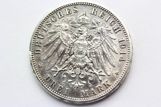 3 MARKI KAISERREICH ANHALT 1914 - FRYDERYK i MARIA