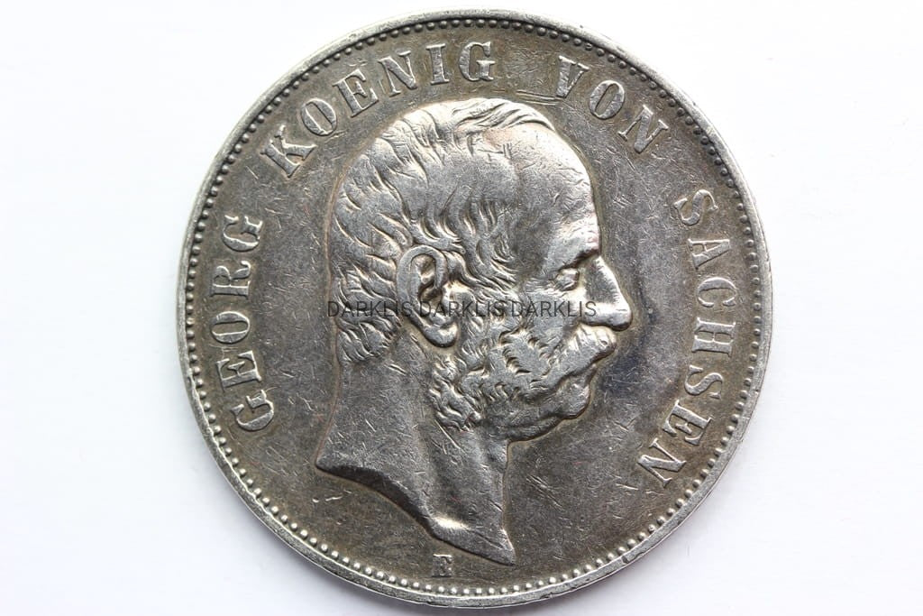 5 MAREK KAISERREICH SAKSONIA 1903-E- GEORG STAN!!