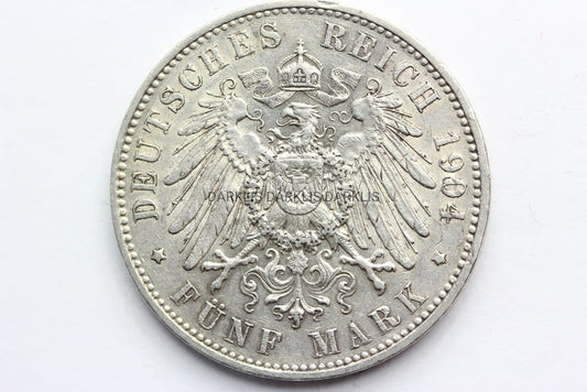 5 MAREK KAISERREICH SAKSONIA 1904-E- GEORG STAN!!!