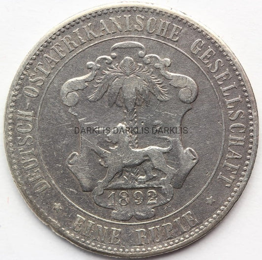 RUPIA NIEMICY KOLONIE AFRYKA WSCHODNIA 1892 RZADKA