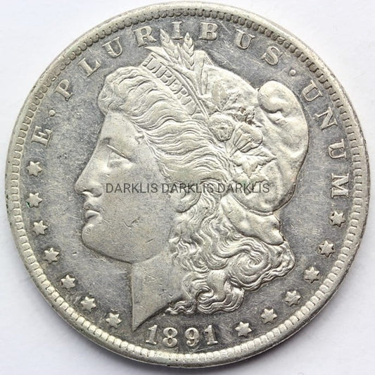 MORGAN DOLLAR USA 1891 CC LIBERT RZADKA SUPER STAN