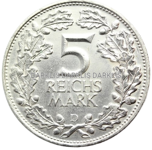 5 MAREK WEIMAR NIEMCY 1925 D - 100 LAT NADRENII