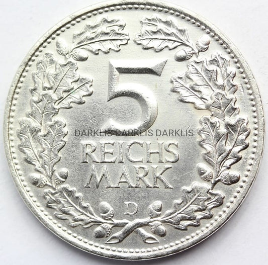5 MAREK WEIMAR NIEMCY 1925 D - 100 LAT NADRENII