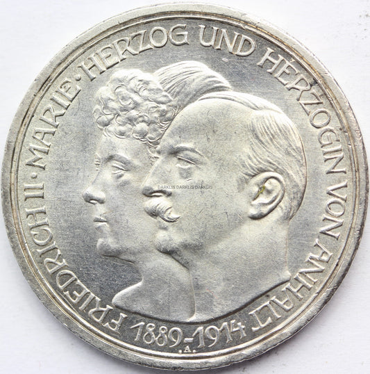 3 MARKI KAISERREICH ANHALT 1914 FRYDERYK i MARIA Nr.2