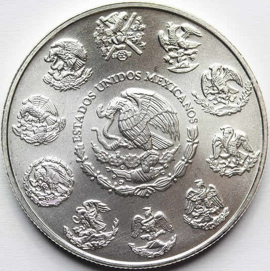 ONZA PLATA PURA MEKSYK 2010 BOGINI WOLNOŚCI LIBERTAD