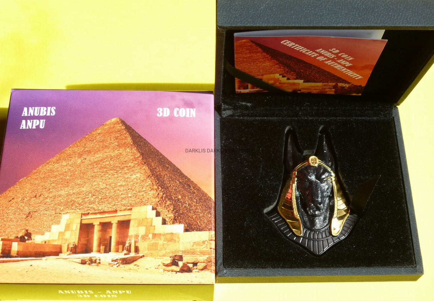 20$ PALAU 2020 EGIPT MASKA ANUBIS 3D 3 OZ RZADKA